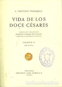 Second hand books: Suetonio. Vida de los doce Césares. Tomo 4